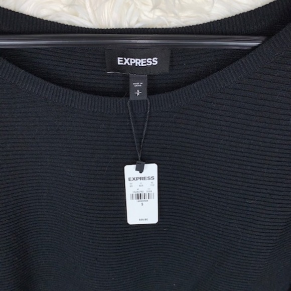 NWT • Express • Boatneck Ribbed Dolman Sweater • S - Picture 8 of 11